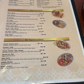 The Gurkha Kitchen - Menu - Himalayan/Nepalese Near Me - Sunnyvale, California