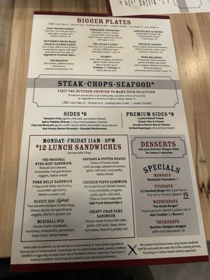 Menu photo 1 New York Butcher Shoppe & Wine Bar Cary, NC