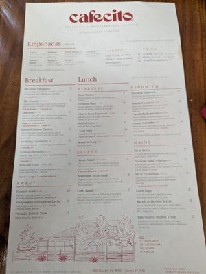 Menu photo 2 Cafecito Santa Fe, NM Menu photo 2 Cafecito Santa Fe, NM