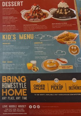 Menu photo 3 Huddle House Tye, TX