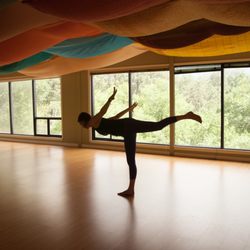 Blue Lotus Healing Arts Center - Yoga Studio - beautiful view with Rio Ruidoso below