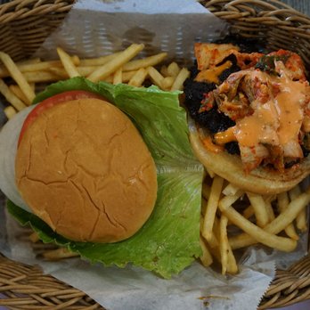Da Kitchen Maui - Teri beef kim chee burger - Hawaiian Near Me - Kihei, Hawaii