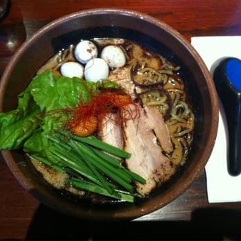 Ramen Dojo - Mild spicy garlic pork with extra quail eggs! - Ramen Near Me - San Mateo, California Ramen Dojo - Mild spicy garlic pork with extra quail eggs! - Ramen Near Me - San Mateo, California