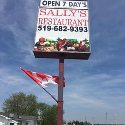 Sally's Restaurant - Sally's Sign