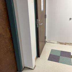 Akumin Imaging - Walls and doors all scratched, no baseboards, what happened in this place?