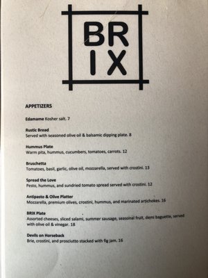 Menu photo 3 Brix Wine Bar & Restaurant Ellensburg, WA