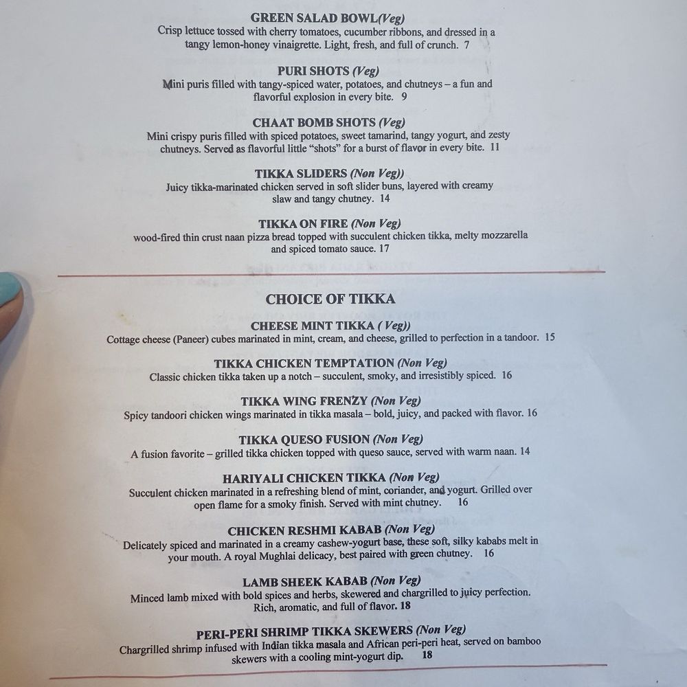 Tikka Shots - Menu - Indian Near Me - Portland, Oregon Tikka Shots - Menu - Indian Near Me - Portland, Oregon