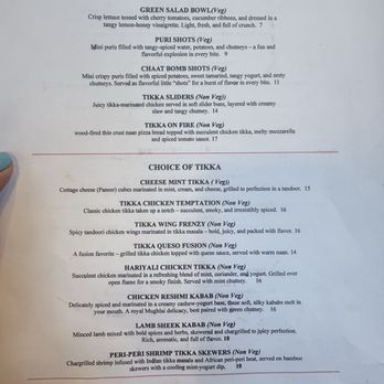 Tikka Shots - Menu - Indian Near Me - Portland, Oregon Tikka Shots - Menu - Indian Near Me - Portland, Oregon
