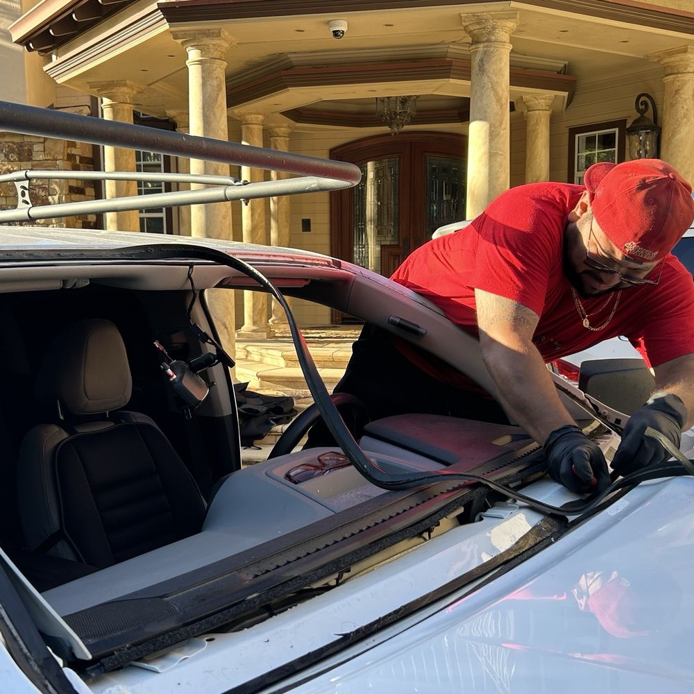 Cali Pro Auto Glass - Preparing for new sealant - Auto Glass Services Near Me Cali Pro Auto Glass - Preparing for new sealant - Auto Glass Services Near Me