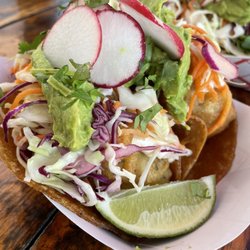 Rockaway Beach Surf Club - Fish tacos