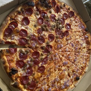 NY Giant Pizza - Pizza received - Pizza Near Me - San Diego, California
