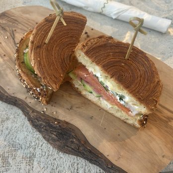 {petite} maman - everything croissant & salmon sandwich - Bakeries Near Me - Miami, Florida {petite} maman - everything croissant & salmon sandwich - Bakeries Near Me - Miami, Florida