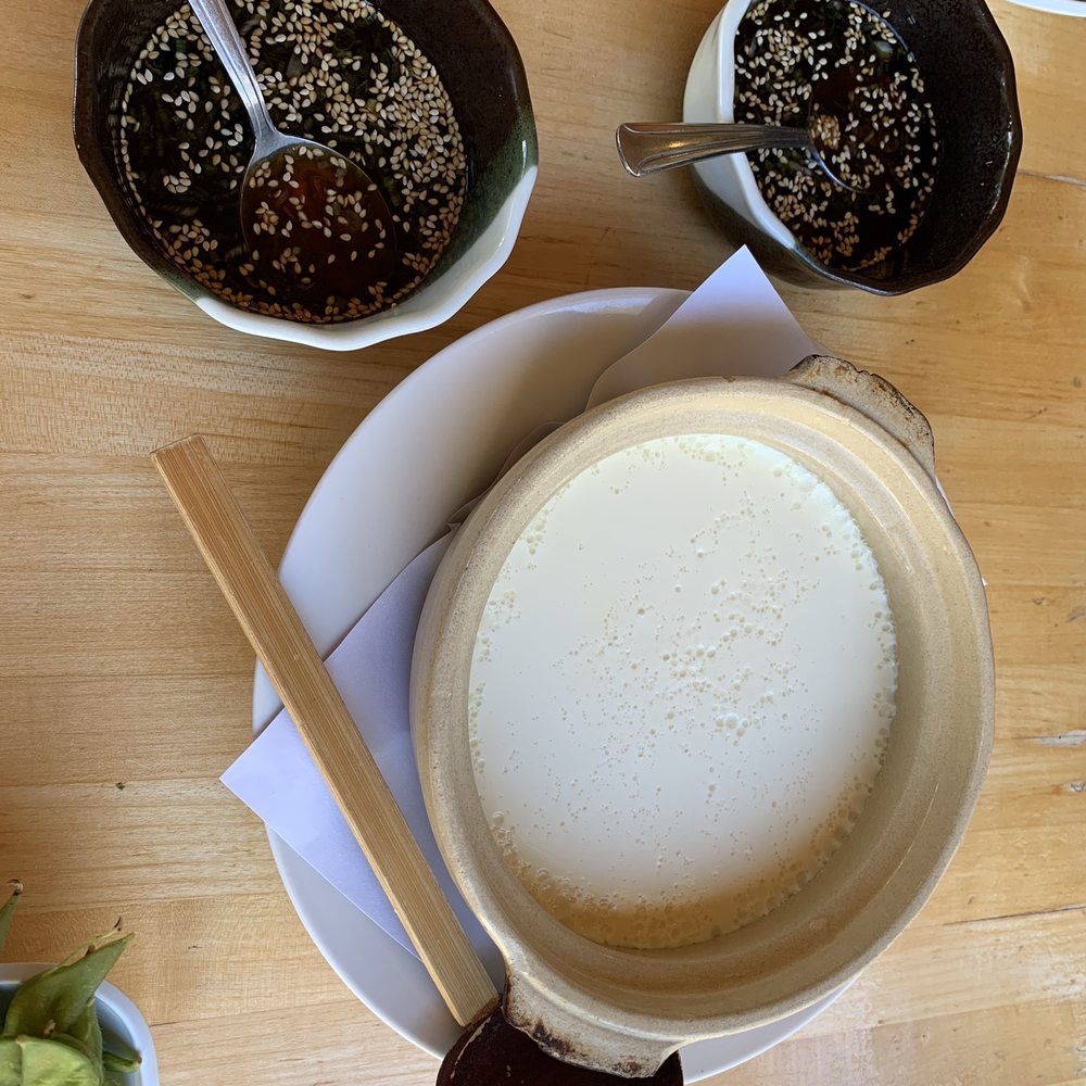 Homemade tofu