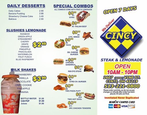 Menu photo 5 Cincy Steak and Lemonade Cincinnati, OH Menu photo 5 Cincy Steak and Lemonade Cincinnati, OH