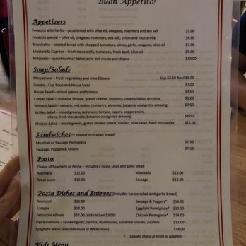 Giannina's Pizza & Catering - Menu - Caterers Near Me