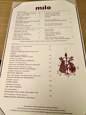 Menu photo 6 Milo Oklahoma City, OK