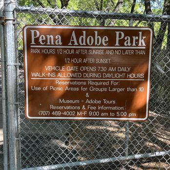 Pena Adobe Regional Park - Peña Adobe Park General Info - Parks Near Me - Vacaville, California Pena Adobe Regional Park - Peña Adobe Park General Info - Parks Near Me - Vacaville, California