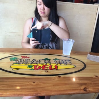 Beach Hut Deli - Surfboard-style tables - Sandwiches Near Me - Davis, California