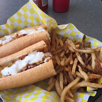 mojo's east coast eats - Buffalo chicken cheese steak with whiz cheese!!! Mmm. Give it a try. - Cheesesteaks Near Me - Downers Grove, Illinois mojo's east coast eats - Buffalo chicken cheese steak with whiz cheese!!! Mmm. Give it a try. - Cheesesteaks Near Me - Downers Grove, Illinois