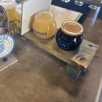 ODD Muse Brewing Company - My wife and I's flights - Breweries Near Me - Farmer's Branch, Texas ODD Muse Brewing Company - My wife and I's flights - Breweries Near Me - Farmer's Branch, Texas
