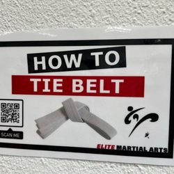 Elite Martial Arts - How to tie the belt