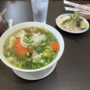 Sizzling Saigon - P10. Veggie Pho (Assorted Vegetables with Beef Broth) - Vietnamese Near Me - Santee, California