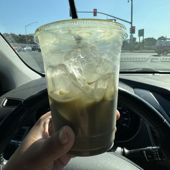 KIT Coffee - Iced Matcha (love all of their drinks they are so good, just wish there was less ice) - Coffee & Tea Near Me - Newport Beach, California