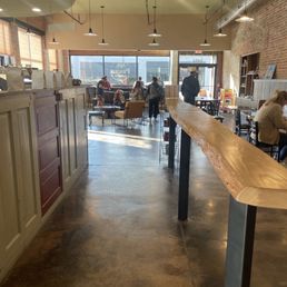 Exterior outside entrance of Prairie Coffee - Main seating area - Greenville, Texas Exterior outside entrance of Prairie Coffee - Main seating area - Greenville, Texas