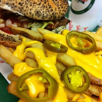 Char-Hut - Palomilla steak sandwich with Jalapeno Cheese Fries - Burgers Near Me - Davie, Florida