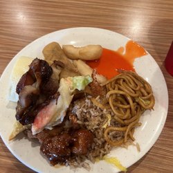 China Buffet - There wasn't any sushi for dinner but pretty good