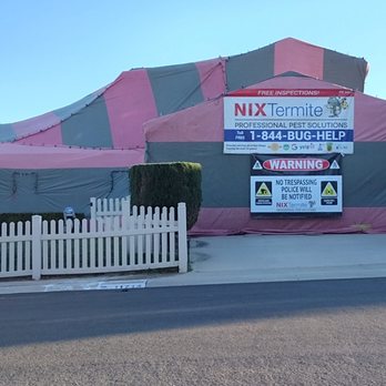 Nixtermite - A professionally wrapped tent fumigation.  Ask about our industry leading theft deterrent system. - Pest Control Near Me - Bonita, California