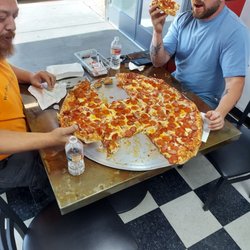 Fat Belly Pizza - 28 inch If two people can eat in an hour it's free!!!