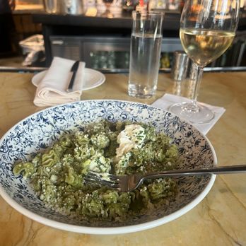 Varia - This raditore pasta 10/10! Pesto and sausage are insane flavors! Incredible - Italian Near Me - Norfolk, Virginia