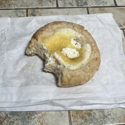 I forgot what they called this. Had cream and lemon with a biscuit like dough