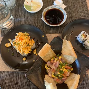 Sushi Hachi - Volcano Roll, Snapper Miso Ceviche, Salmon Avocado - Sushi Bars Near Me - Washington, DC, District of Columbia Sushi Hachi - Volcano Roll, Snapper Miso Ceviche, Salmon Avocado - Sushi Bars Near Me - Washington, DC, District of Columbia