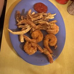 Down South Seafood - Kids fried shrimp and fries