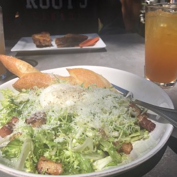 One House Bakery - Salad Lyonnaise: Frisee, soft poached egg, crispy lardons, caramelized onions, parmesan, epi baguette - Bakeries Near Me - Benicia, California One House Bakery - Salad Lyonnaise: Frisee, soft poached egg, crispy lardons, caramelized onions, parmesan, epi baguette - Bakeries Near Me - Benicia, California