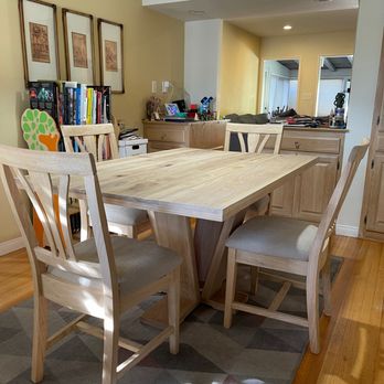 Larry St John & Co - Custom White Oak Table and Chairs - Furniture Stores Near Me - Gardena, California Larry St John & Co - Custom White Oak Table and Chairs - Furniture Stores Near Me - Gardena, California