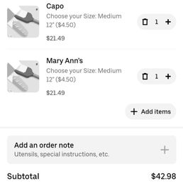 What I ordered