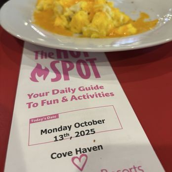 Cove Haven Resort - This was served as my "cheese omelet." Looks like scrambled buffet eggs with cheese added after the fact... disappointing. - Resorts Near Me - Lakeville, Pennsylvania Cove Haven Resort - This was served as my "cheese omelet." Looks like scrambled buffet eggs with cheese added after the fact... disappointing. - Resorts Near Me - Lakeville, Pennsylvania