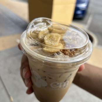 Em Coffee House - Banana Toffee Latte - Coffee & Tea Near Me - San Jose, California