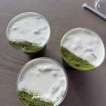DAMO - Matcha einspanners ($7.75 + $.75 for oat milk) - Coffee & Tea Near Me - Los Angeles, California