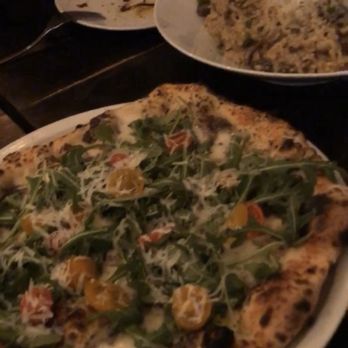 Pizza e Pazzi - Black paste truffle pizza and mushroom risotto - Pizza Near Me - Toronto, Ontario