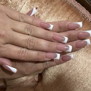 Golden Hour Beauty - Gel nails pink and white long - Eyelash Service Near Me - Flagler Beach, Florida Golden Hour Beauty - Gel nails pink and white long - Eyelash Service Near Me - Flagler Beach, Florida