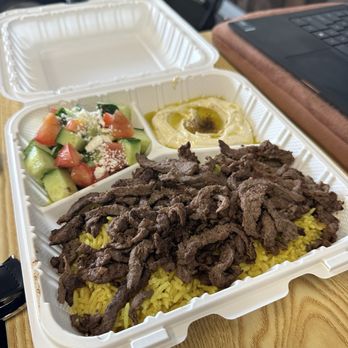 Laith's Mediterranean  - Beef Shawarma Plate - Mediterranean Near Me - Carson, California