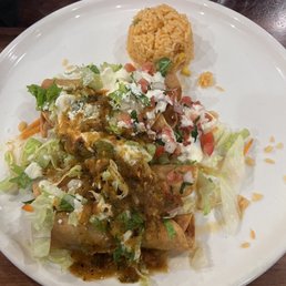 Flautas and side of rice Flautas and side of rice
