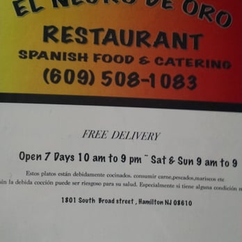 El Negro De Oro Restaurant - Spanish Near Me - Hamilton Township, New Jersey El Negro De Oro Restaurant - Spanish Near Me - Hamilton Township, New Jersey