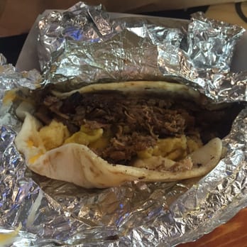 Meat U Anywhere BBQ - Breakfast Taco - brisket. - Barbeque Near Me - Grapevine, Texas