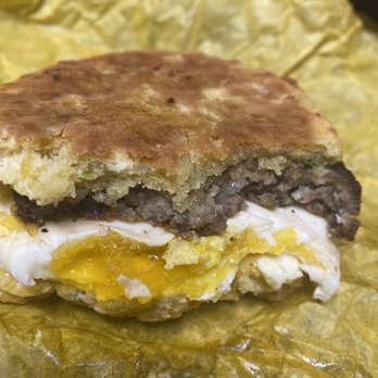 Whataburger - a sausage and egg sandwich - Burgers Near Me - College Station, Texas Whataburger - a sausage and egg sandwich - Burgers Near Me - College Station, Texas