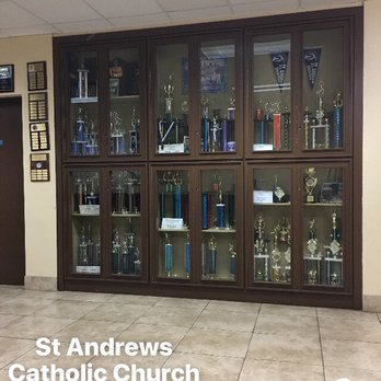 St Andrew Catholic Community - Look at all those trophies. 3/8/18 - Churches Near Me - Orlando, Florida St Andrew Catholic Community - Look at all those trophies. 3/8/18 - Churches Near Me - Orlando, Florida